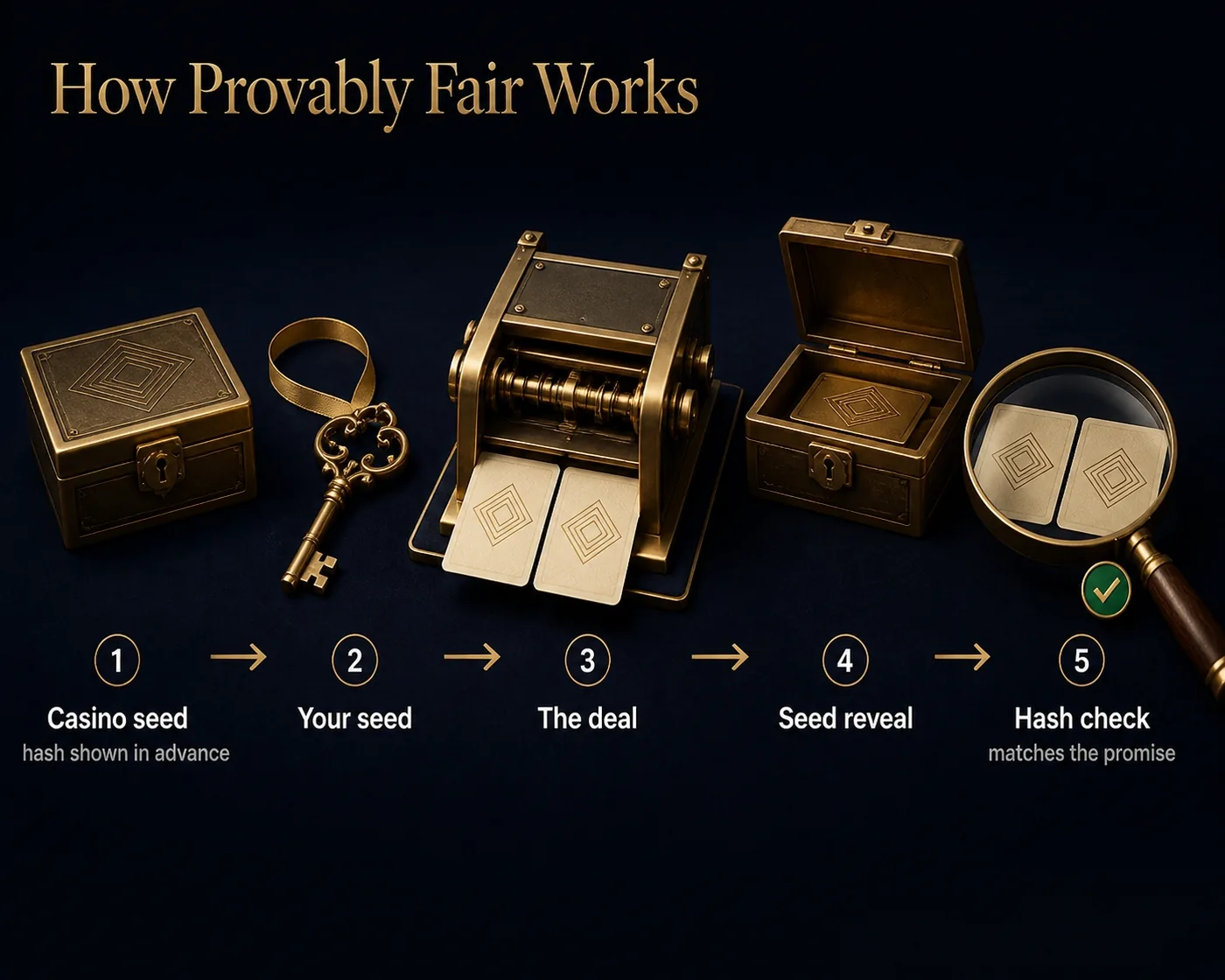 How provably fair baccarat works