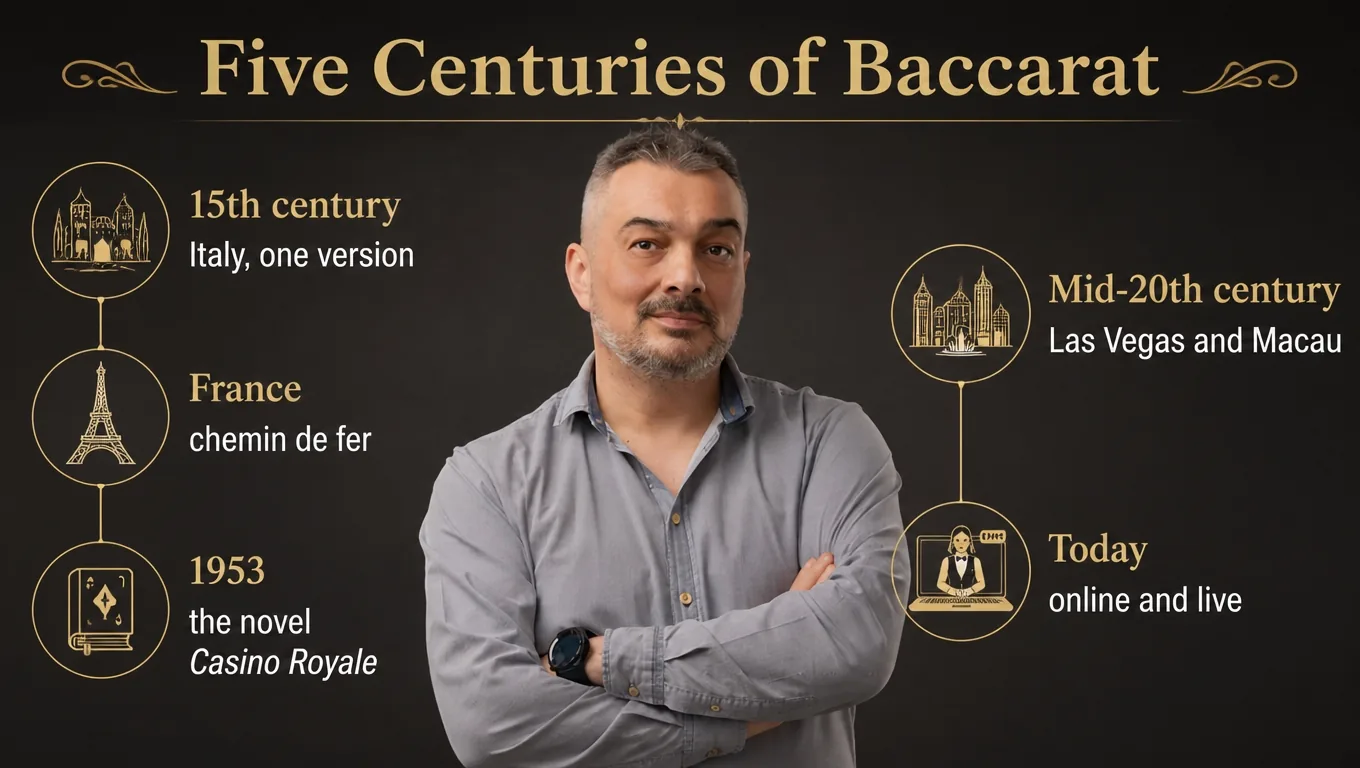 Baccarat history timeline