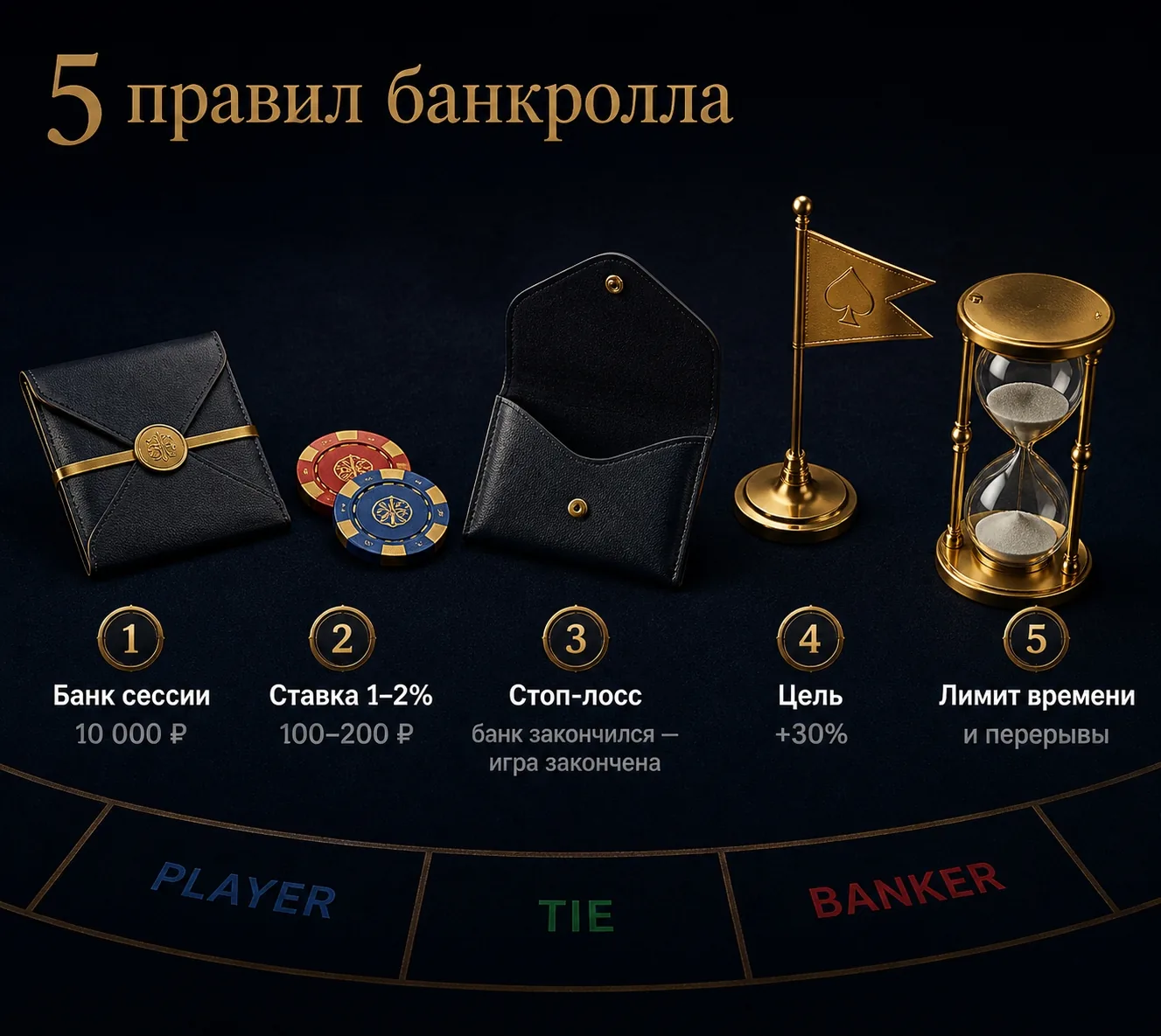 Пять правил управления банкроллом